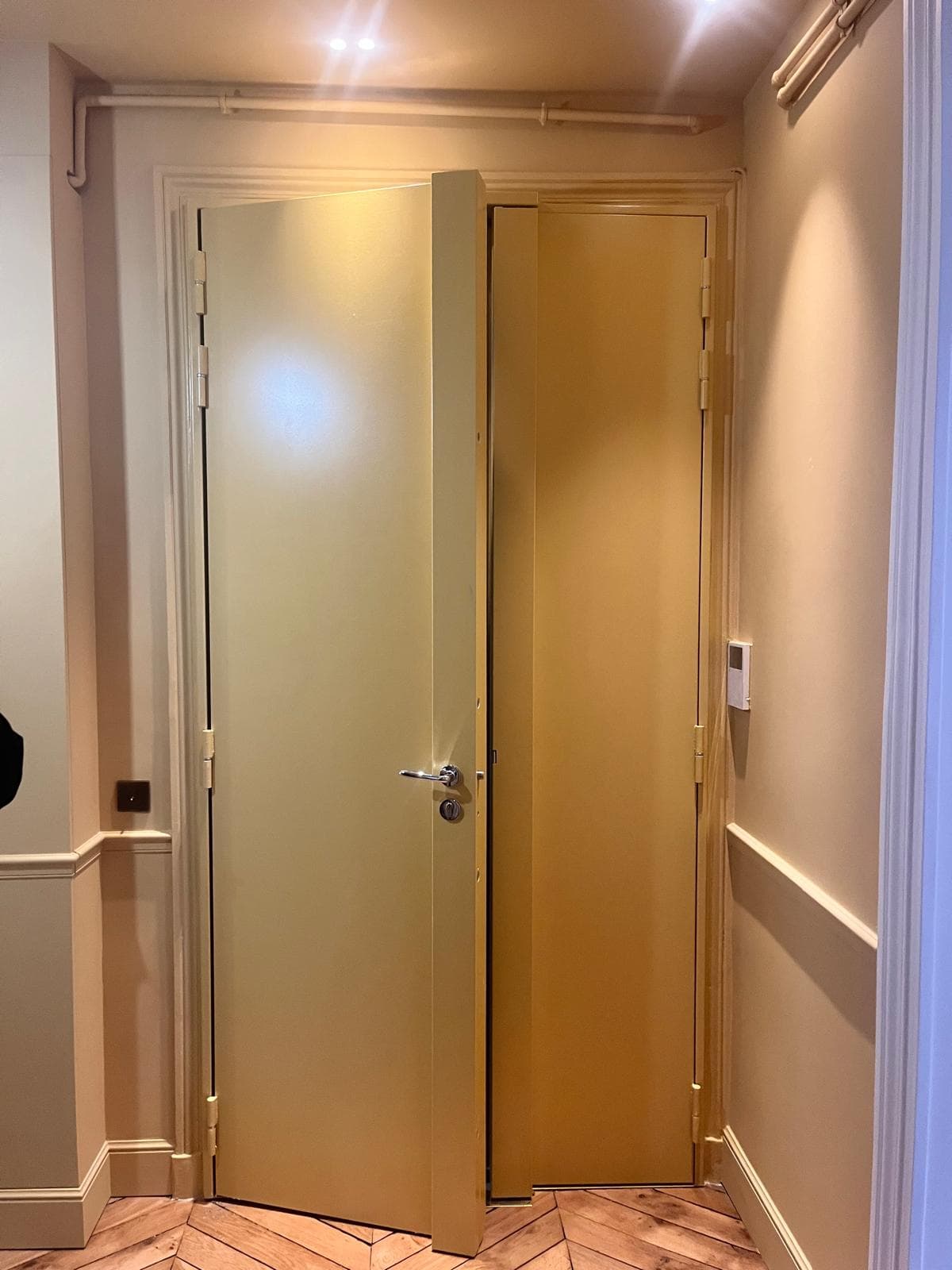 Blindage de porte en appartement à Paris